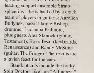 Guilty of Innocence 4-star Review in Progression Magazine